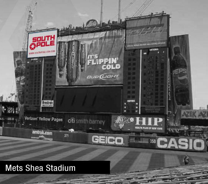 southpole ad in met shea stadium
